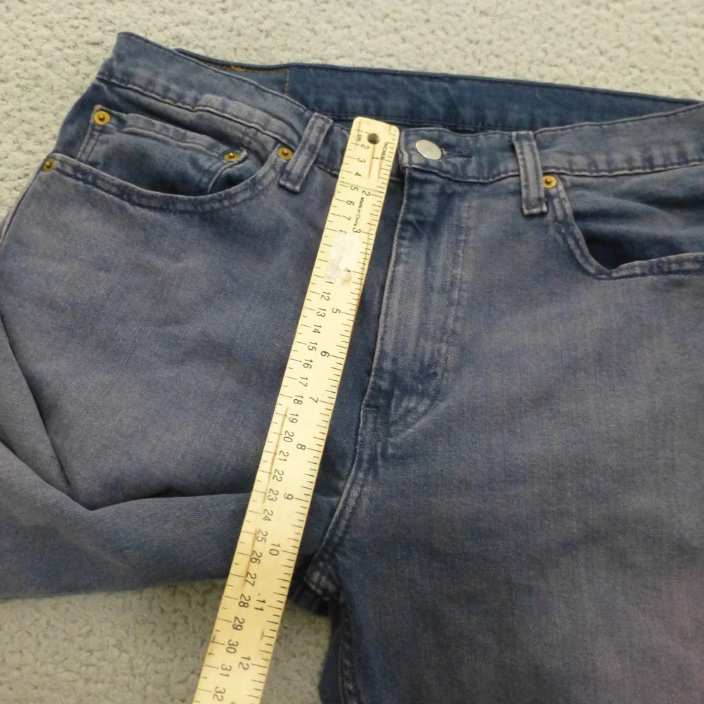 Levi's 511 Jeans Mens 34x32 Slim Fit Stretch Straight Denim Blue
